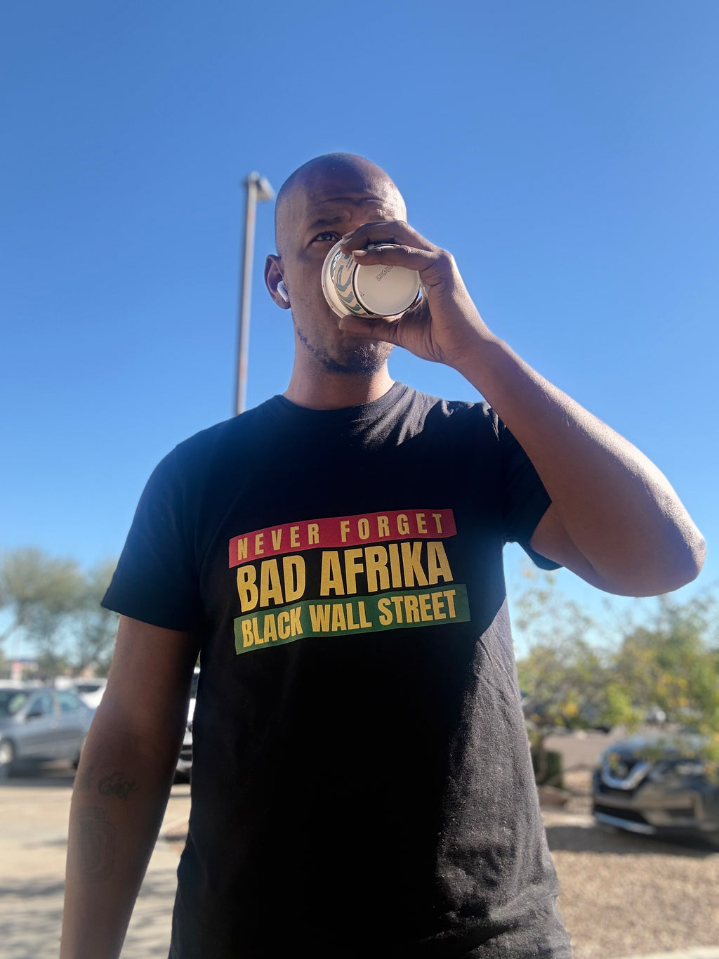 BAD AFRIKA BWS FOREVER GOLD Unisex t-shirt