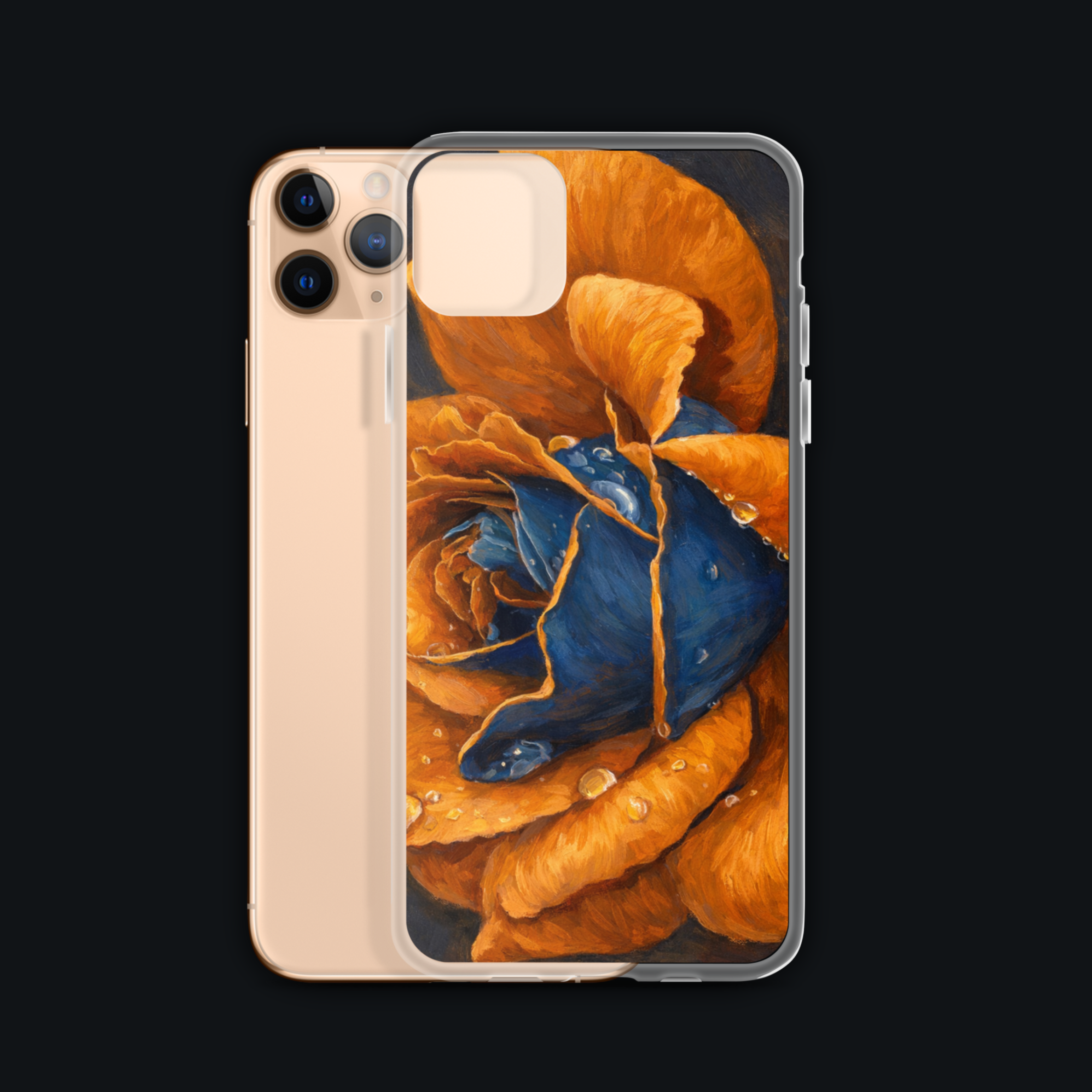 GoldWater Rose Clear Case for iPhone®