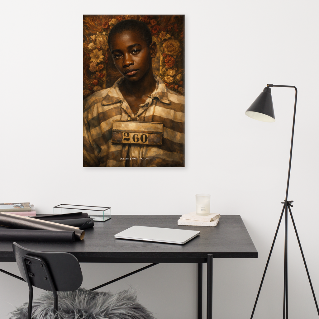 Never Forget #1 | George Stinney Jr. Canvas